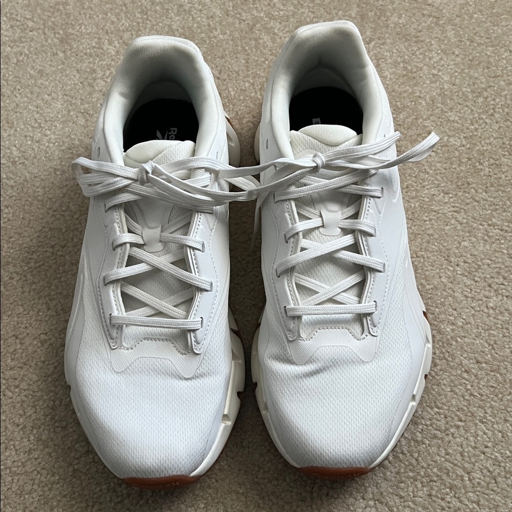 Reebok Zig Dynamica 4 Women's Running Shoes Chalk - Picture 2 of 7